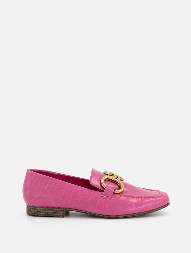 MyRunway | Shop Woolworths Dusty Pink Metallic Ringlet Loafers for